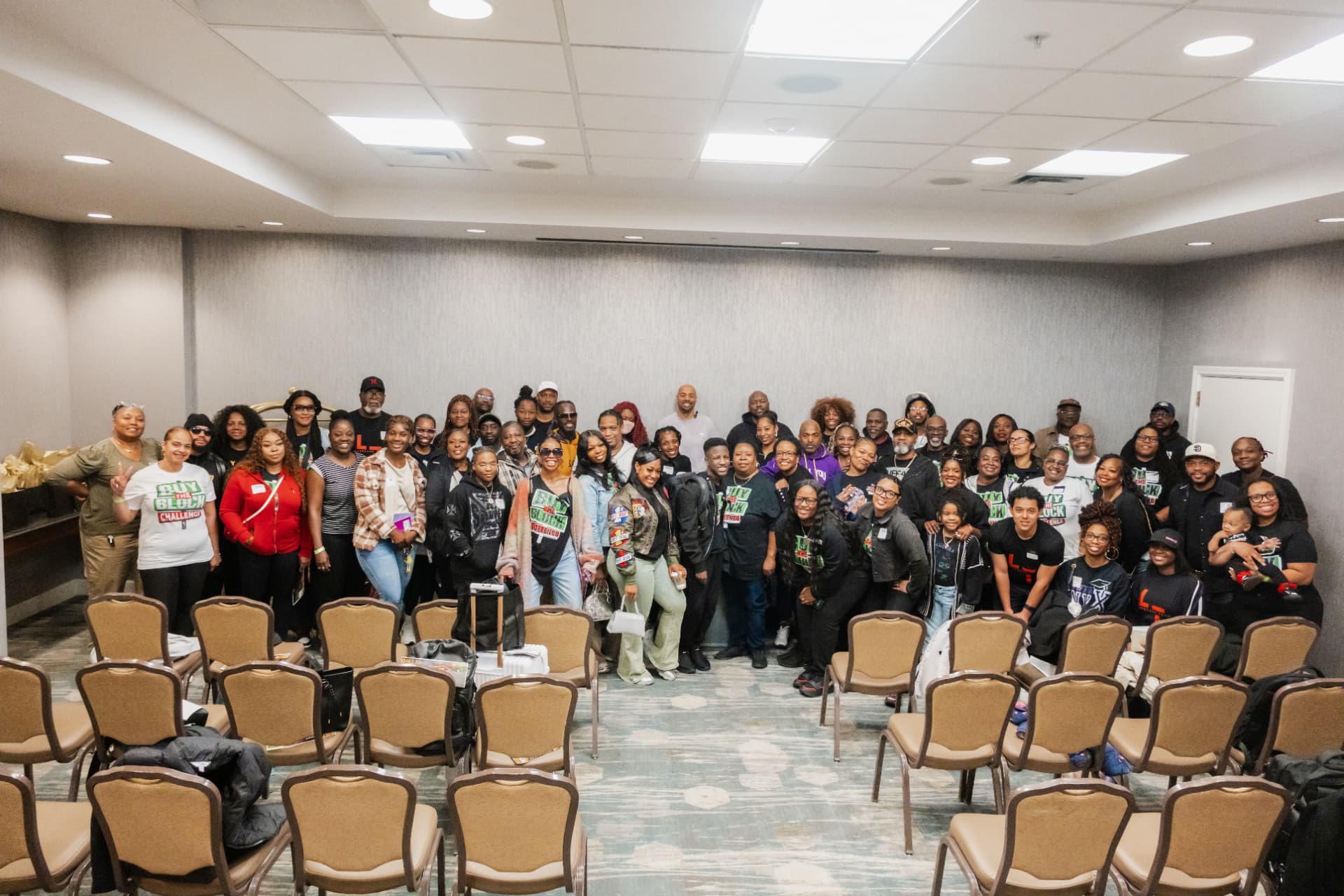 Build The Block community gathered at a live event